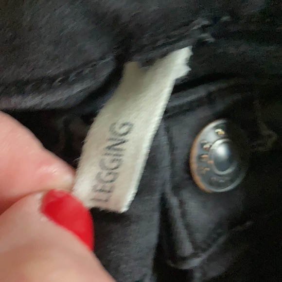 RAG & BONE BLACK SKINNY LEGGINGS JEANS SIZE 27 - Picture 5 of 10